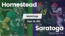 Matchup: Homestead vs. Saratoga  2017