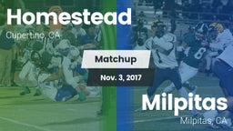 Matchup: Homestead vs. Milpitas  2017