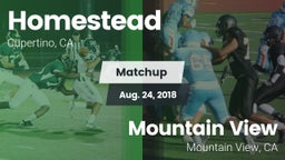 Matchup: Homestead vs. Mountain View  2018