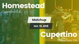 Matchup: Homestead vs. Cupertino  2018