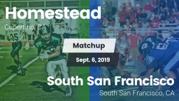 Matchup: Homestead vs. South San Francisco  2019