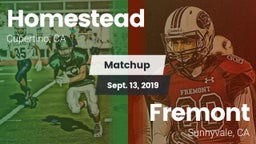 Matchup: Homestead vs. Fremont  2019