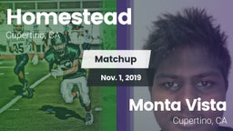 Matchup: Homestead vs. Monta Vista  2019