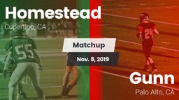 Matchup: Homestead vs. Gunn  2019