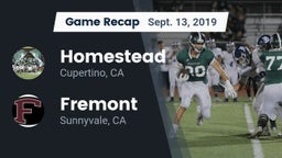 Recap: Homestead  vs. Fremont  2019