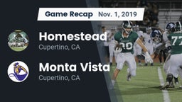 Recap: Homestead  vs. Monta Vista  2019