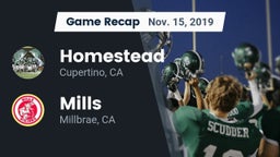 Recap: Homestead  vs. Mills  2019