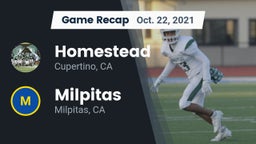 Recap: Homestead  vs. Milpitas  2021