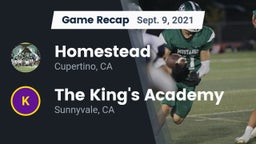 Recap: Homestead  vs. The King's Academy  2021
