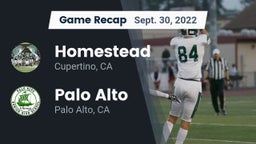 Recap: Homestead  vs. Palo Alto  2022