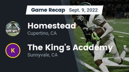 Recap: Homestead  vs. The King's Academy  2022