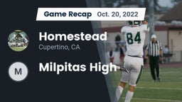 Recap: Homestead  vs. Milpitas High 2022