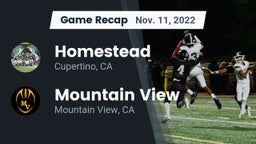 Recap: Homestead  vs. Mountain View  2022