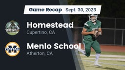 Recap: Homestead  vs. Menlo School 2023