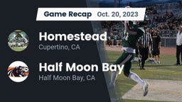 Recap: Homestead  vs. Half Moon Bay  2023