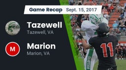 Recap: Tazewell  vs. Marion  2017