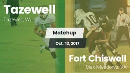 Matchup: Tazewell vs. Fort Chiswell  2017