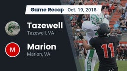 Recap: Tazewell  vs. Marion  2018