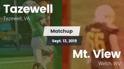 Matchup: Tazewell vs. Mt. View  2019