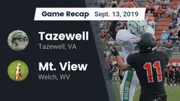 Recap: Tazewell  vs. Mt. View  2019