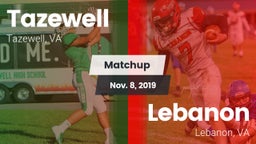 Matchup: Tazewell vs. Lebanon  2019