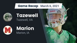 Recap: Tazewell  vs. Marion  2021