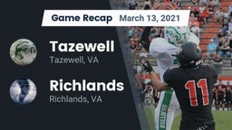 Recap: Tazewell  vs. Richlands  2021