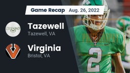 Recap: Tazewell  vs. Virginia  2022
