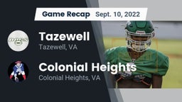 Recap: Tazewell  vs. Colonial Heights  2022