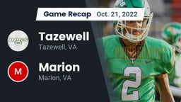 Recap: Tazewell  vs. Marion  2022
