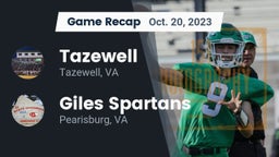 Recap: Tazewell  vs. Giles  Spartans 2023