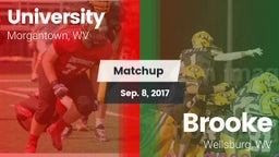 Matchup: University vs. Brooke  2017