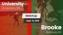 Matchup: University vs. Brooke  2019