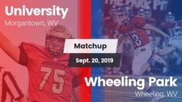 Matchup: University vs. Wheeling Park 2019