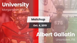 Matchup: University vs. Albert Gallatin 2019