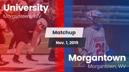Matchup: University vs. Morgantown  2019