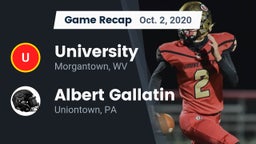 Recap: University  vs. Albert Gallatin 2020