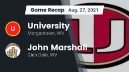 Recap: University  vs. John Marshall  2021