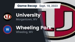 Recap: University  vs. Wheeling Park  2023
