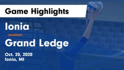 Ionia  vs Grand Ledge  Game Highlights - Oct. 20, 2020