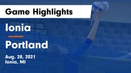 Ionia  vs Portland  Game Highlights - Aug. 28, 2021