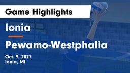 Ionia  vs Pewamo-Westphalia Game Highlights - Oct. 9, 2021