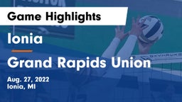 Ionia  vs Grand Rapids Union Game Highlights - Aug. 27, 2022