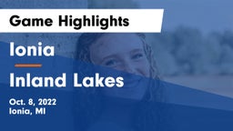 Ionia  vs Inland Lakes  Game Highlights - Oct. 8, 2022