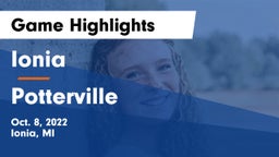 Ionia  vs Potterville  Game Highlights - Oct. 8, 2022