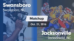 Matchup: Swansboro vs. Jacksonville  2016