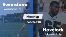 Matchup: Swansboro vs. Havelock  2016
