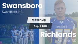 Matchup: Swansboro vs. Richlands  2017