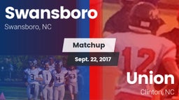 Matchup: Swansboro vs. Union  2017
