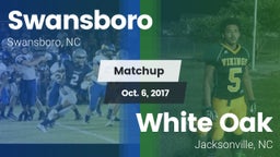 Matchup: Swansboro vs. White Oak  2017